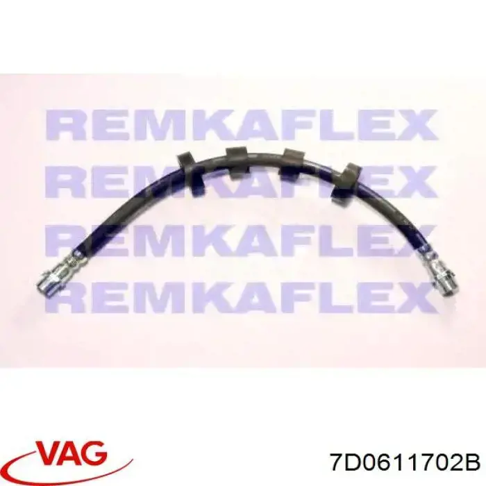 Шланг гальмівний передній, правий VAG 7D0611702B ціна, від 5.69 USD