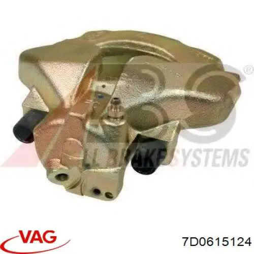7D0615124 VAG Супорт гальмівний передній правий
