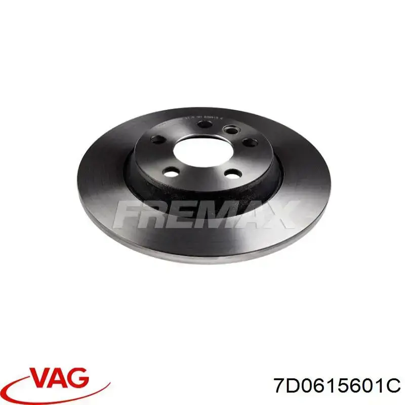 Гальмівні диски 7D0615601C VAG