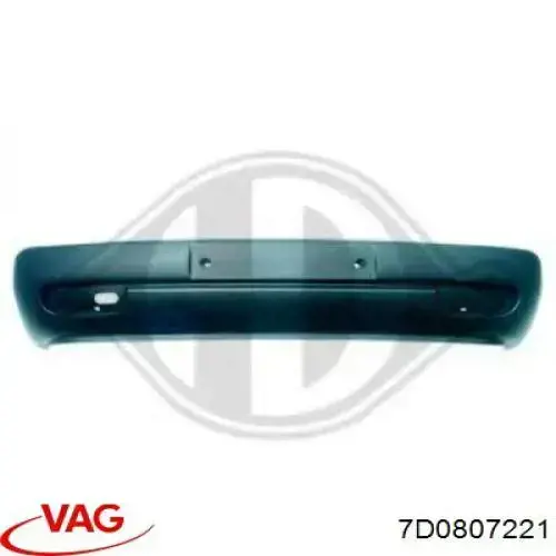 Бампер на авто VAG 7D0807221 ціна, від 69.37 USD