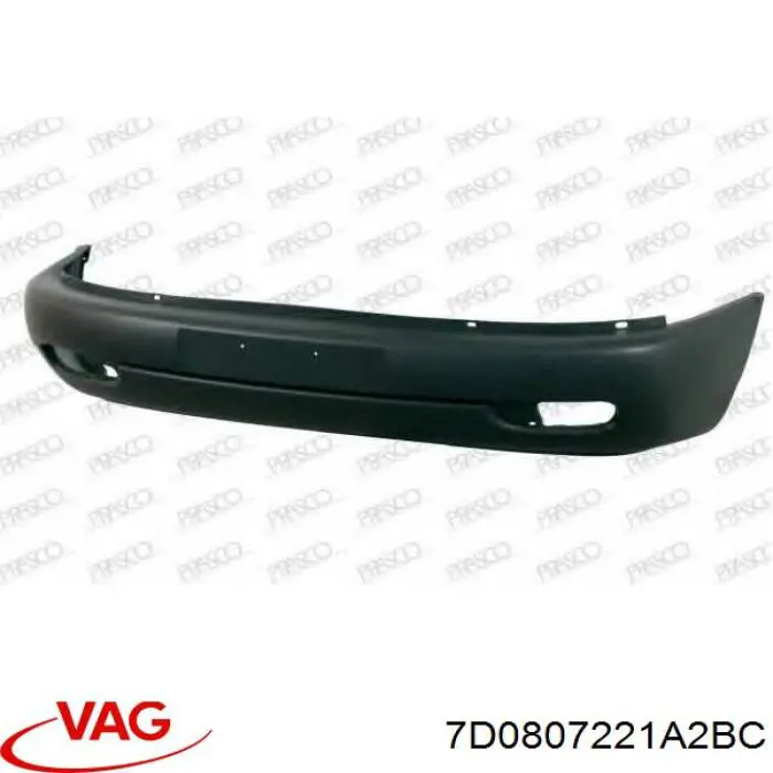 Купити 7D0807221A2BC VAG Буфер (бампер) передній