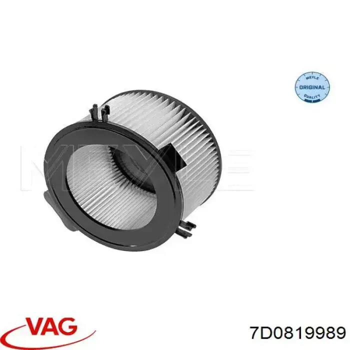 7D0819989 VAG Внутрішньосалонний фільтр