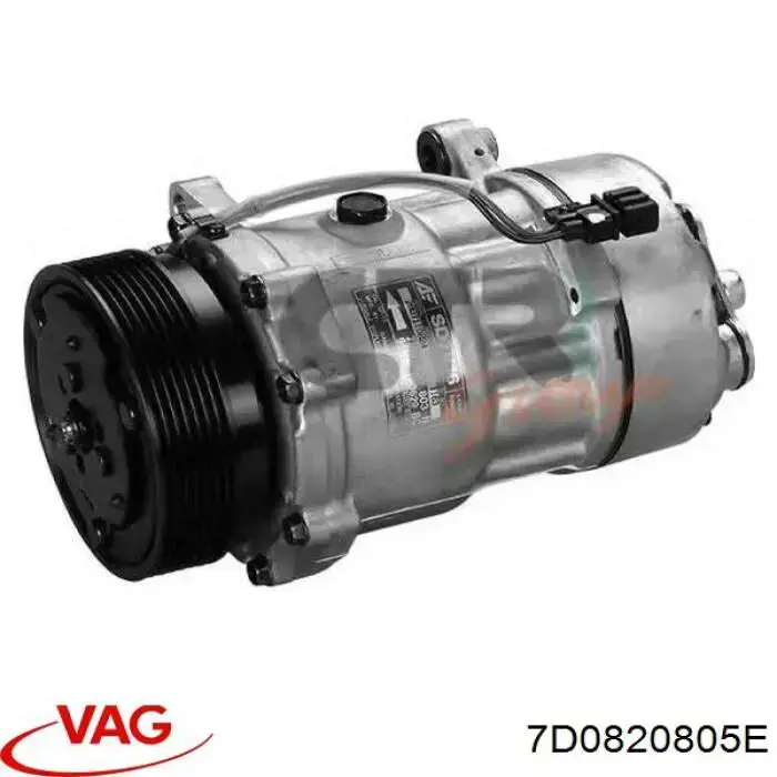 Компресор системи кондиціювання VAG 7D0820805E ціна, від 90.60 USD
