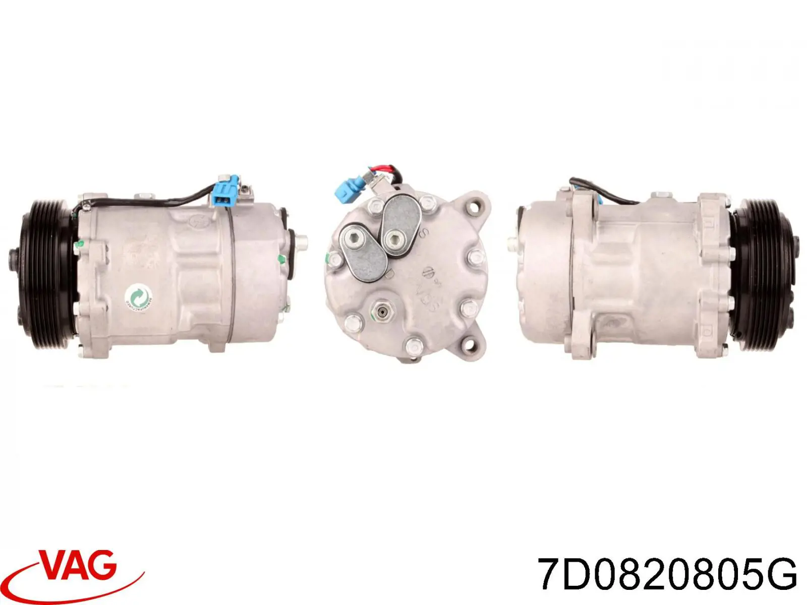 Компресор системи кондиціювання VAG 7D0820805G ціна, від 178.68 USD