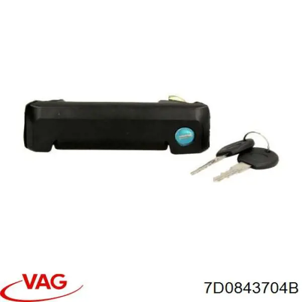 Ручка передньої двері зовнішня права VAG 7D0843704B ціна, від 24.29 USD