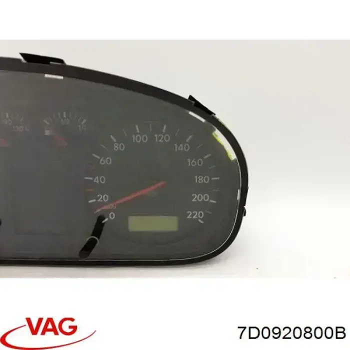 7D0920800B VAG Щиток приладів додатковий