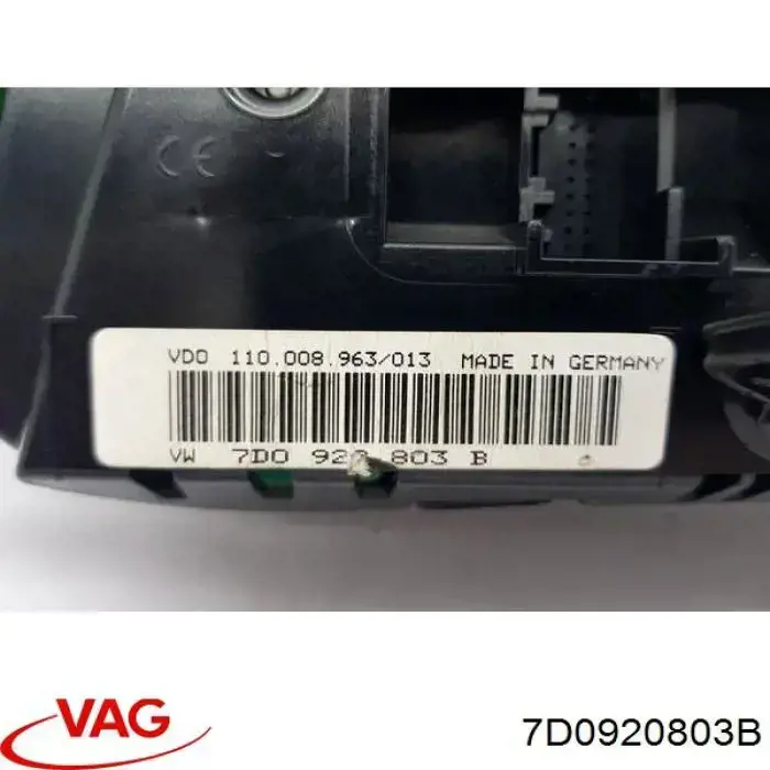 7D0920803B VAG Спідометр