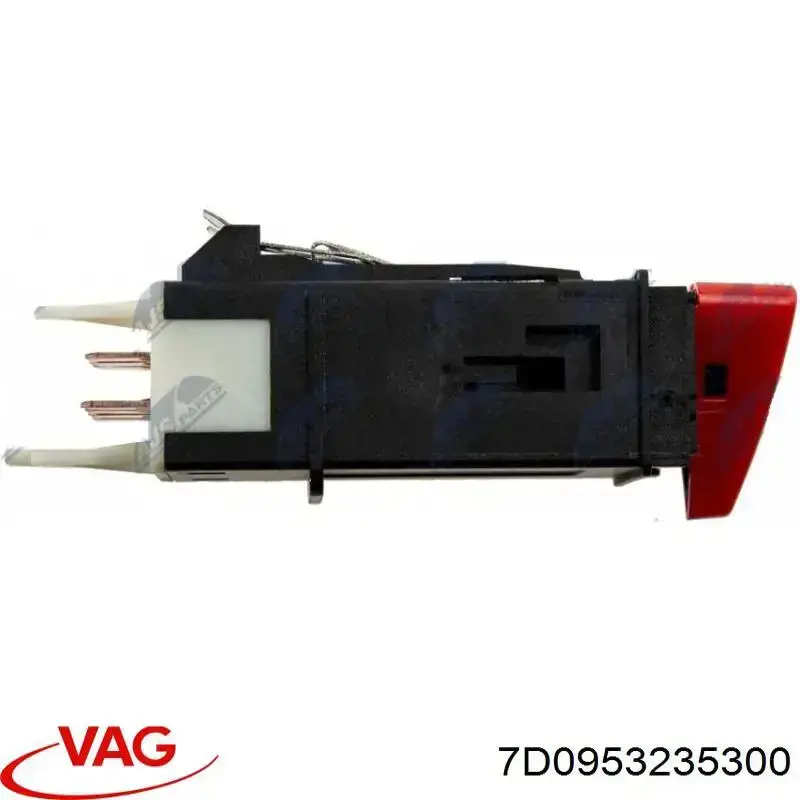 Купити 7D0953235300 VAG Кнопка включення аварійного сигналу