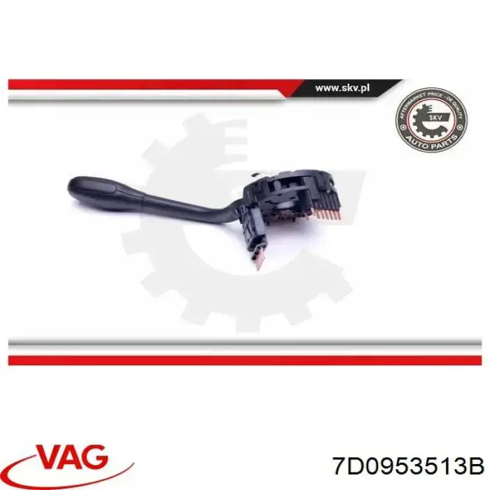 7D0953513B VAG Перемикач підрульовий, лівий