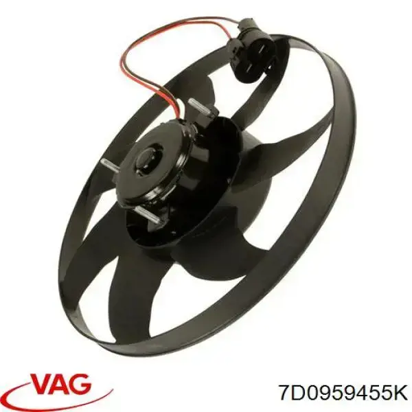 Вентилятор радіатора VAG 7D0959455K ціна, від 42.73 USD