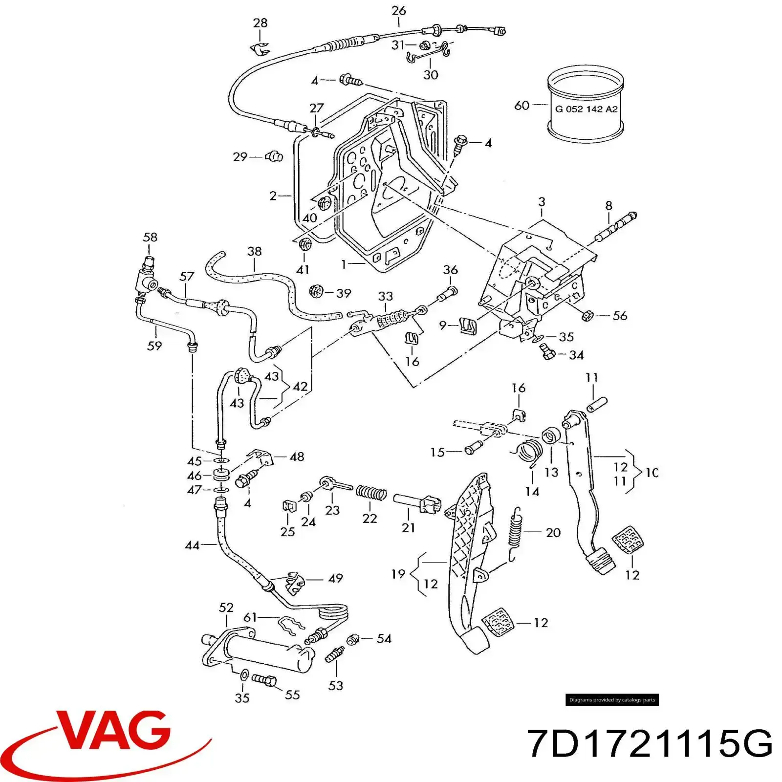  VAG 7D1721115G ціна, від 188.56 USD