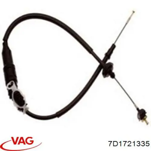 Купити 7D1721335 VAG Трос зчеплення