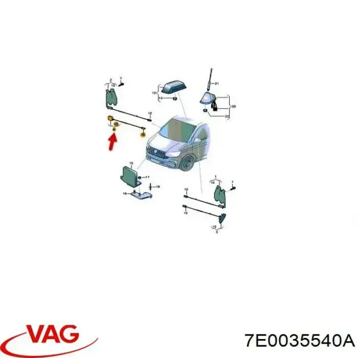  VAG 7E0035540A ціна, від 28.22 USD