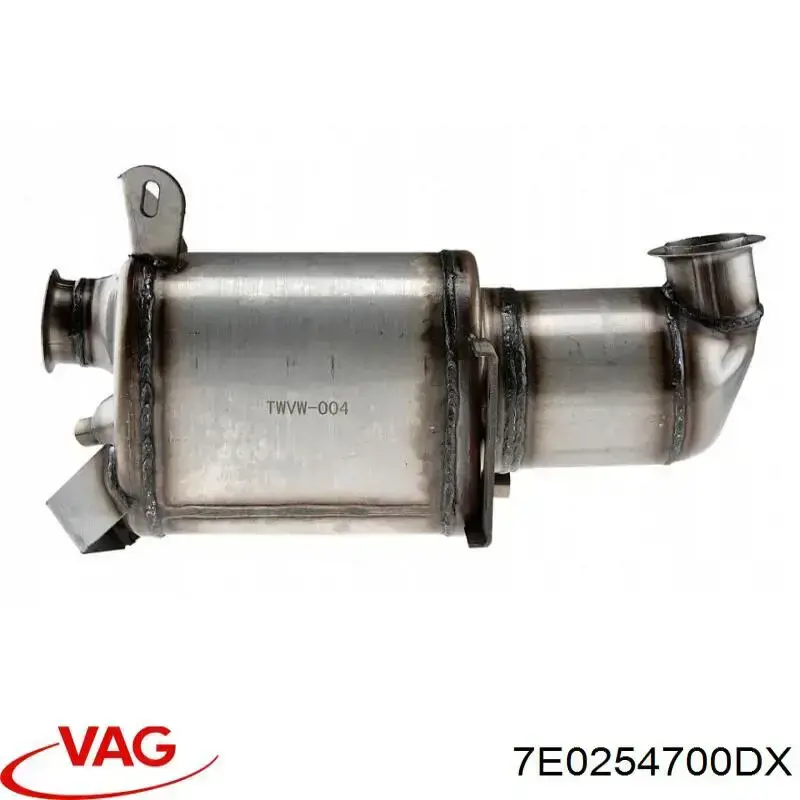 Фільтр системи відпрацьованих газів VAG 7E0254700DX ціна, від 432.14 USD