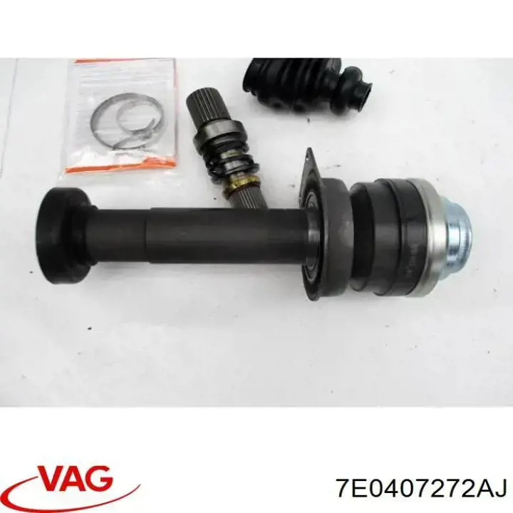 Піввісь передня, права VAG 7E0407272R ціна, від 123.54 USD