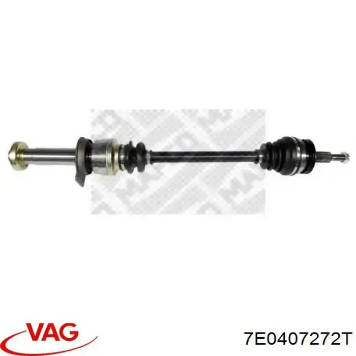 Піввісь передня, права VAG 7E0407272T ціна, від 259.88 USD
