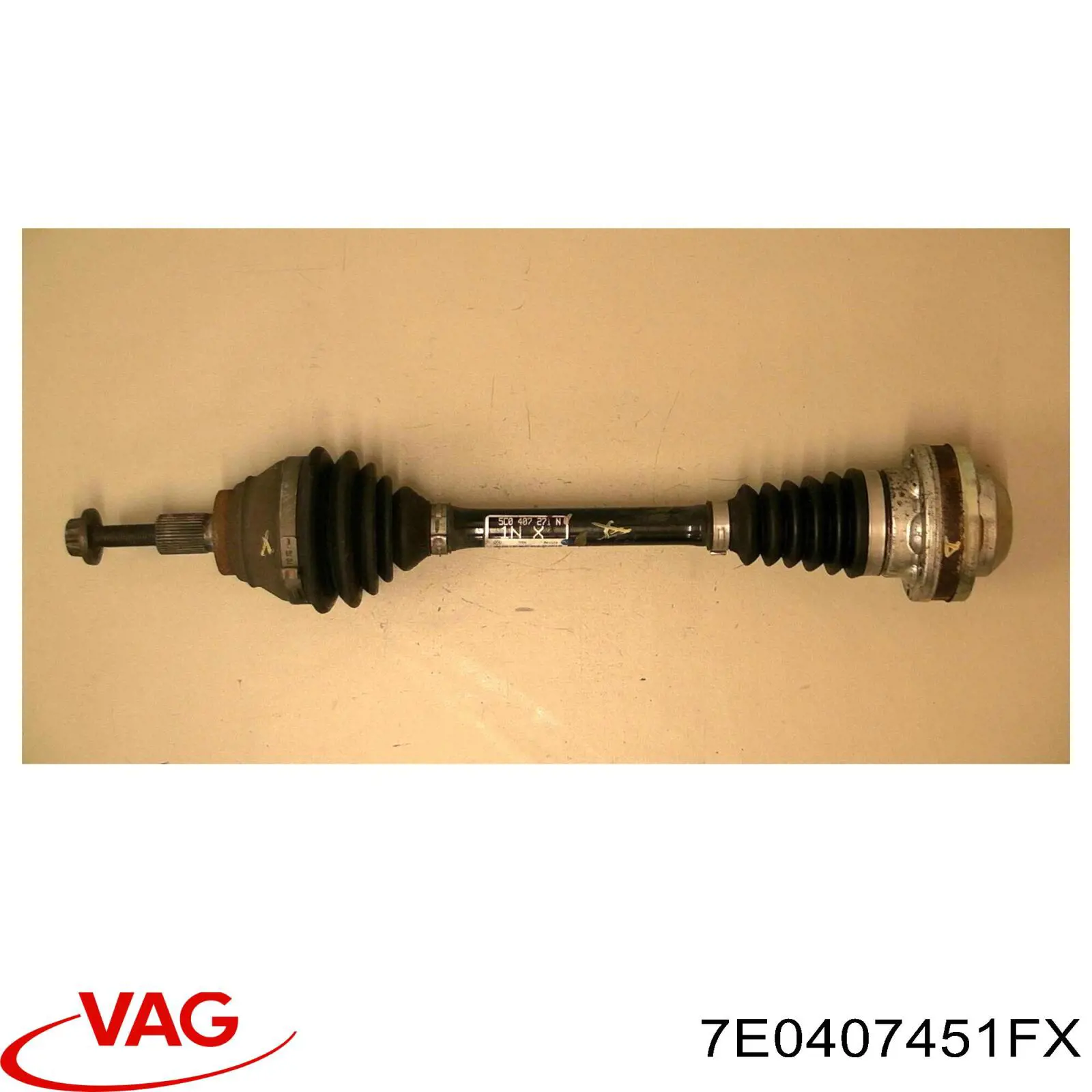 Привід передній лівий VAG 7E0407451FV ціна, від 92.47 USD