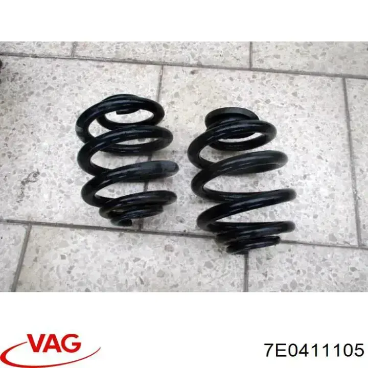 Пружина передня 7E0411105 VAG