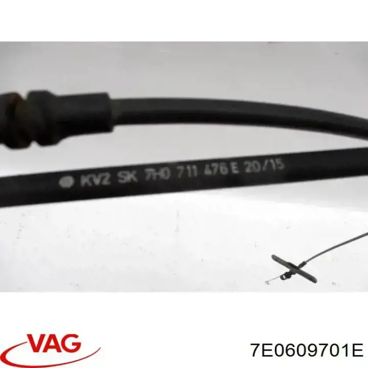 Трос ручного гальма задній, правий/лівий VAG 7E0609701E ціна, від 10.23 USD