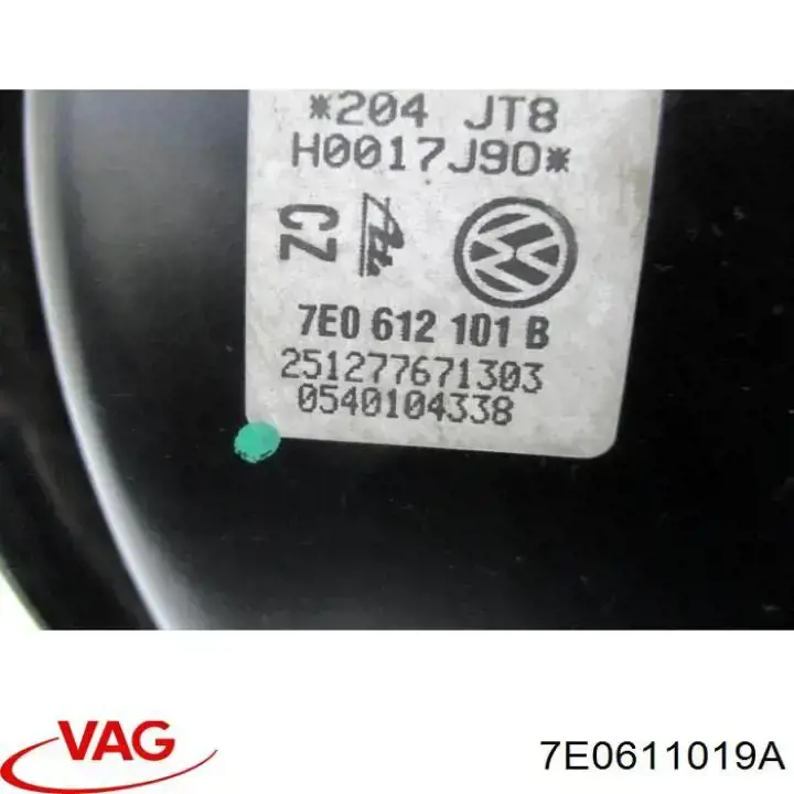 Купити 95535501510 VAG Головний гальмівний циліндр