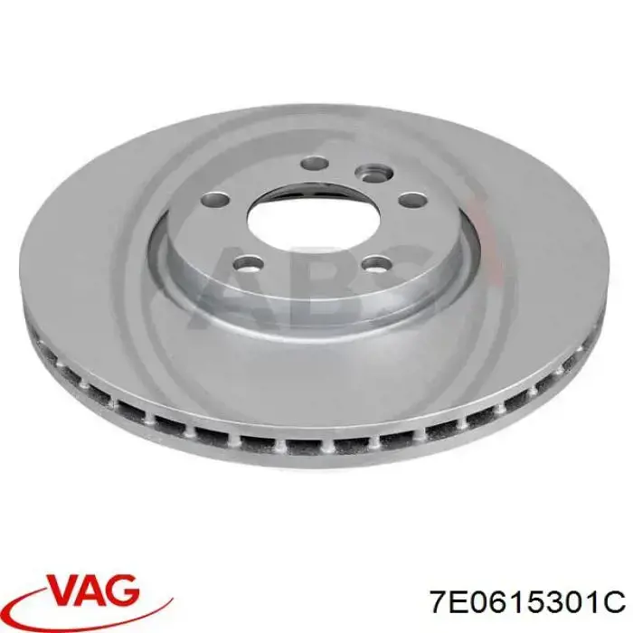 7E0615301C VAG диск гальмівний передній