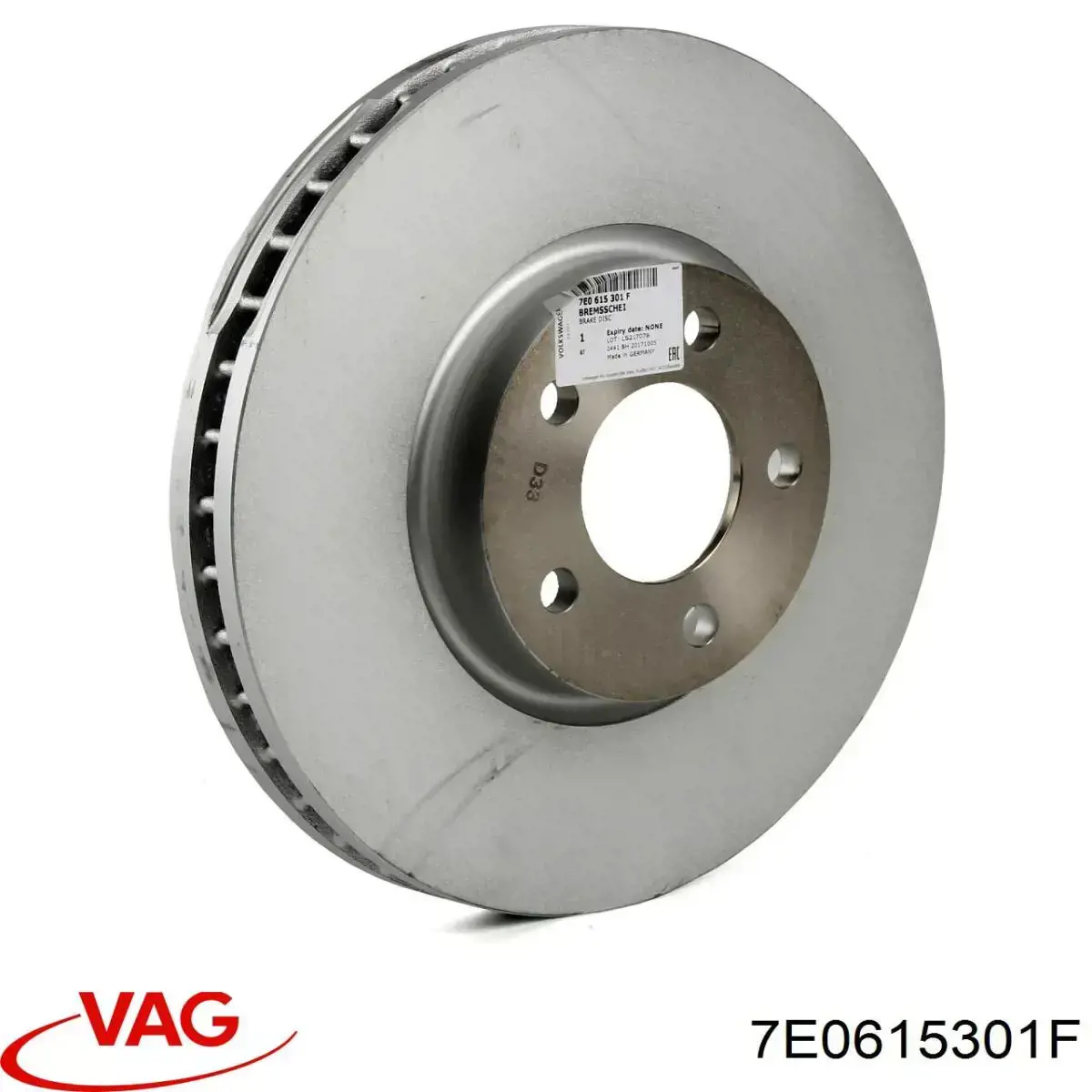 7E0615301F VAG Гальмо дискове переднє