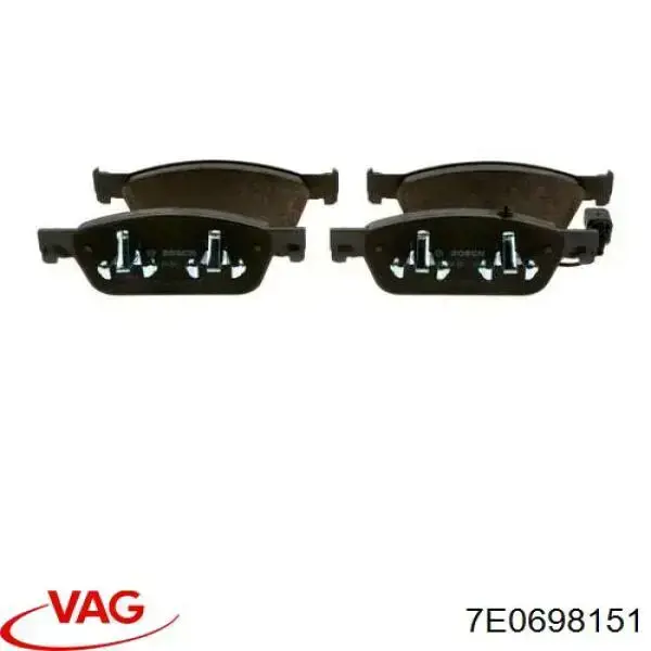 Передні тормозні колодки 7E0698151 VAG