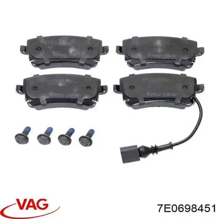 Купити 7E0698451 VAG Задні колодки