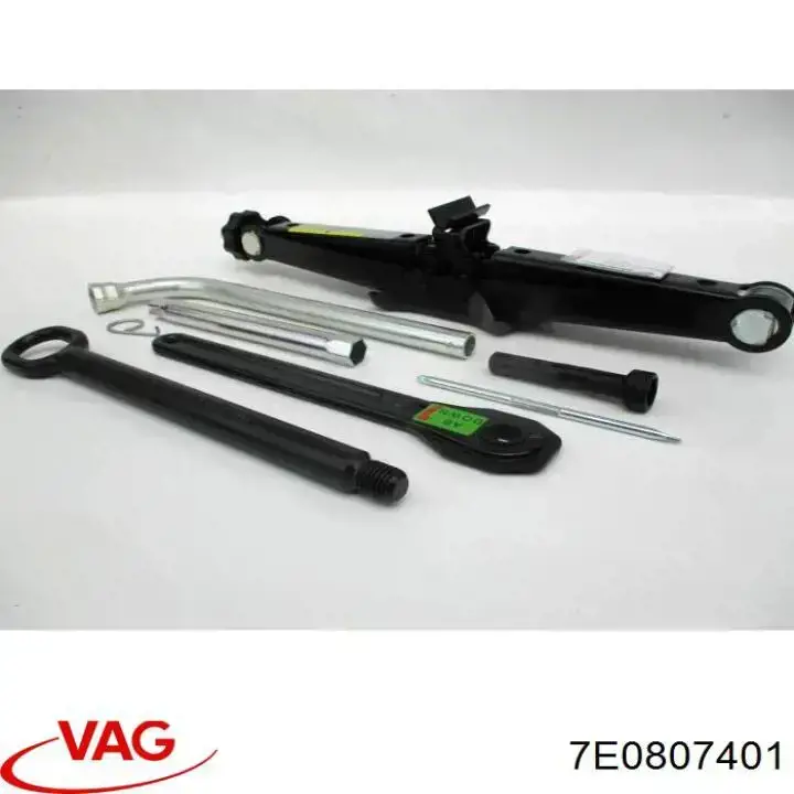 7E0807401 VAG Крюк буксирувальний передній
