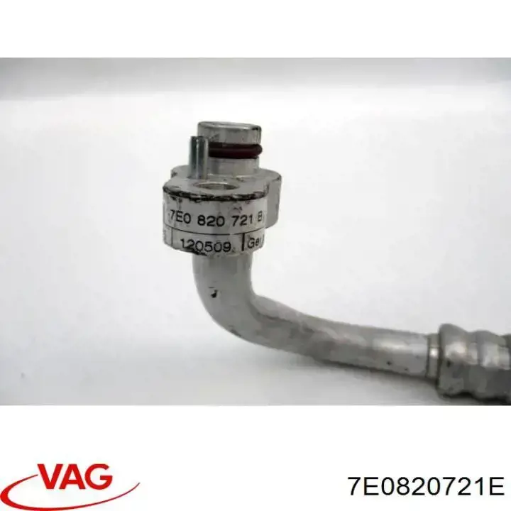 Шланг кондиціонера, від компресора до радіатора 7E0820721E VAG