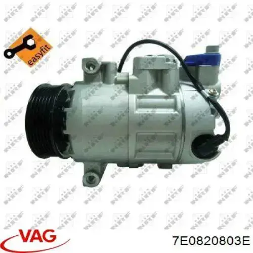 Компресор системи кондиціювання VAG 7E0820803E ціна, від 305.10 USD
