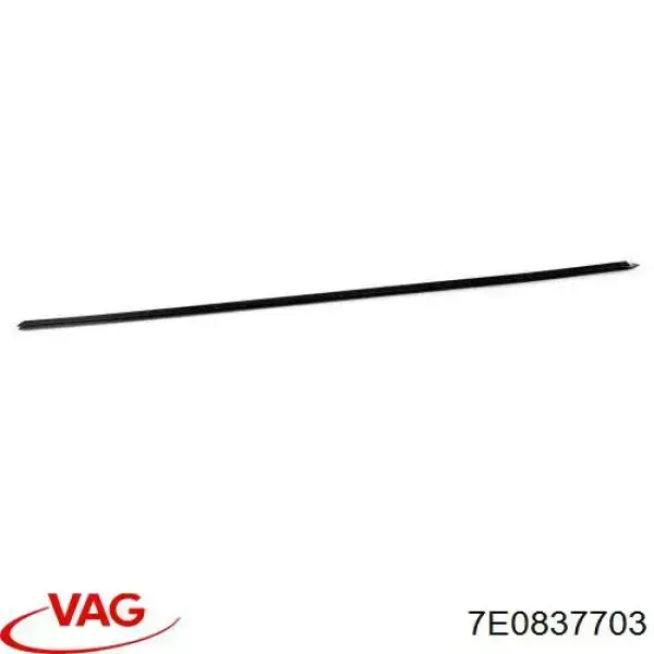 Купити 7LA837703A VAG Молдинг опускного скла нижній, двері передньої, лівої