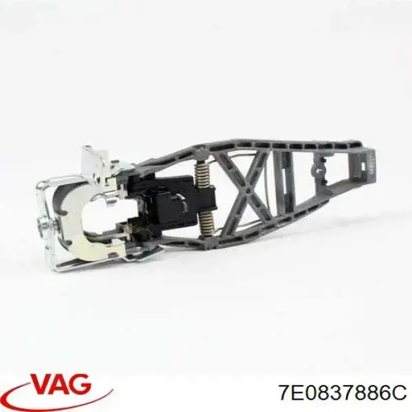 7E0837886C VAG Тримач зовнішньої ручки дверей, передньої правої