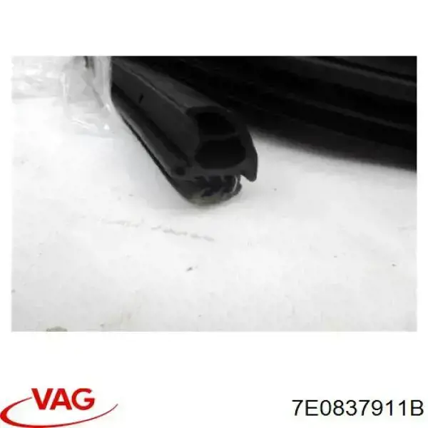 Ущільнювач двері передньої лівої (на кузові) 7E0837911B VAG