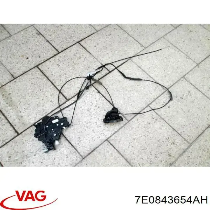 Замок дверей бічний/зсувний 7E0843654AH VAG