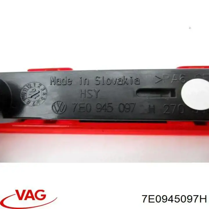 Задній стоп 7E0945097H VAG