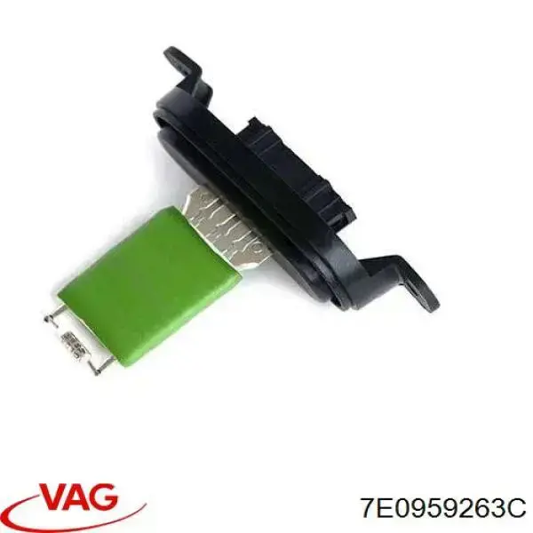 Резистор моторчика вентилятора A/C VAG 7E0959263C