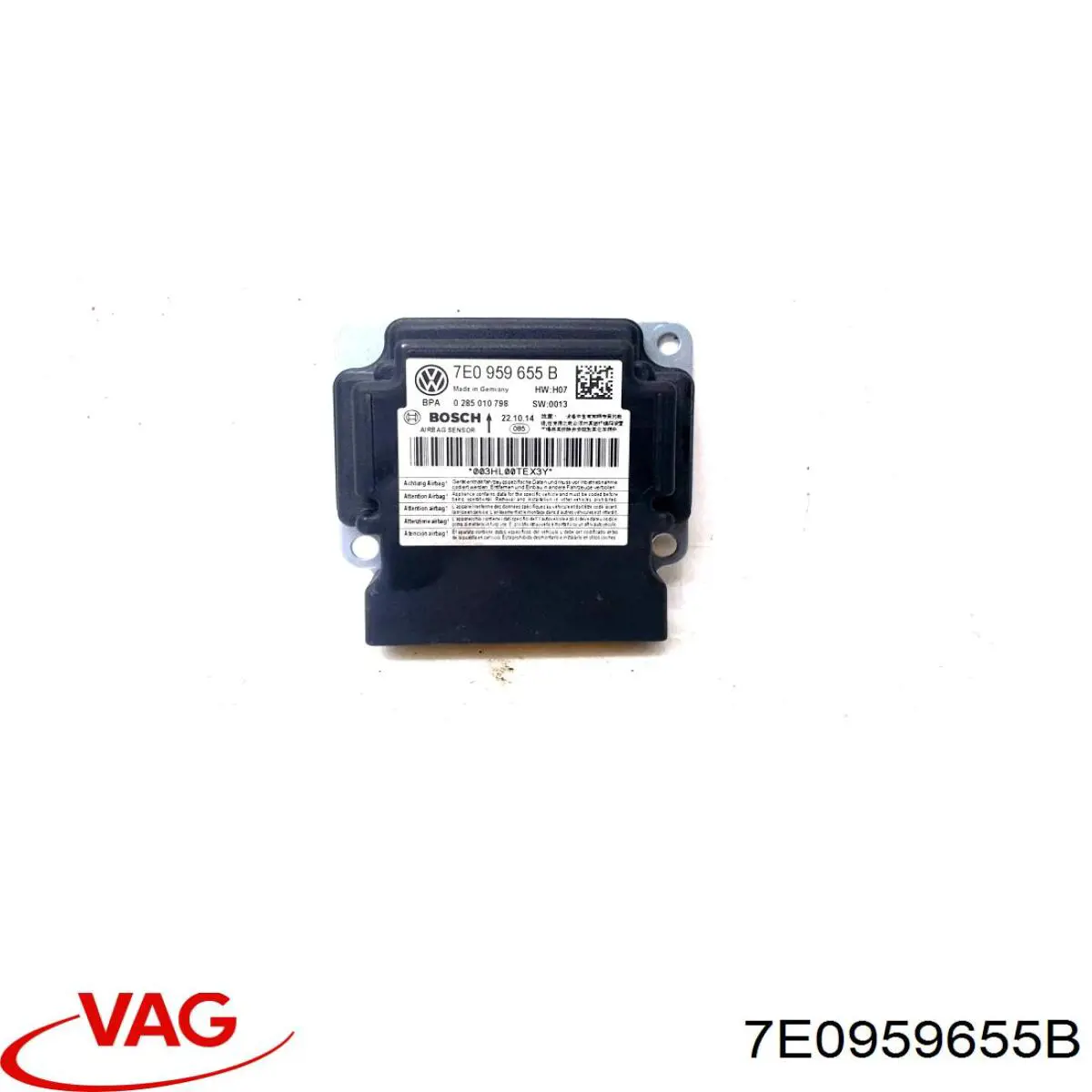 Модуль-процесор керування подушки безпеки 7E0959655B VAG