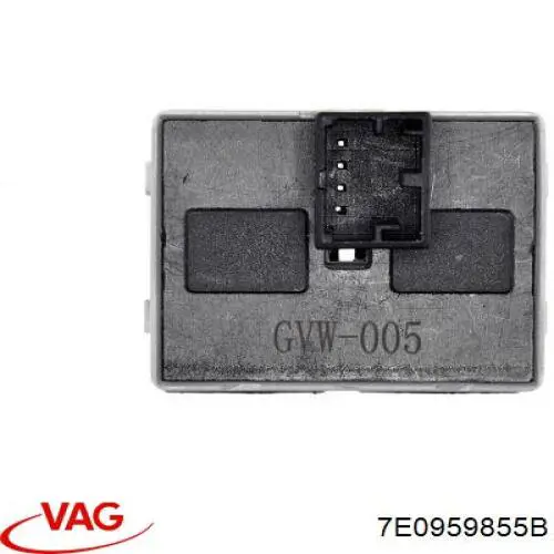 Кнопковий блок керування склопідіймачами передній лівий 7E0959855B VAG