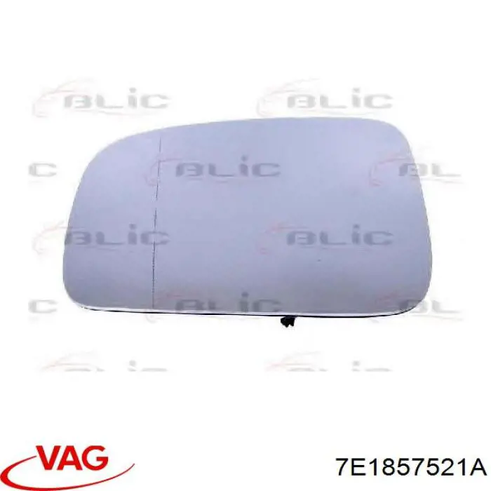 Скло дзеркала заднього виду, лівого VAG 7E1857521AF