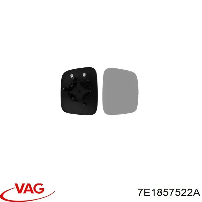 Дзеркальний елемент дзеркала заднього виду, правого VAG 7E1857522A