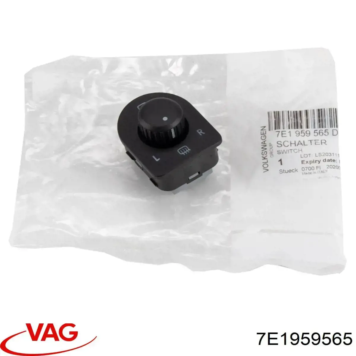 Блок управління дзеркалами заднього виду VAG 7E1959565 ціна, від 15.30 USD