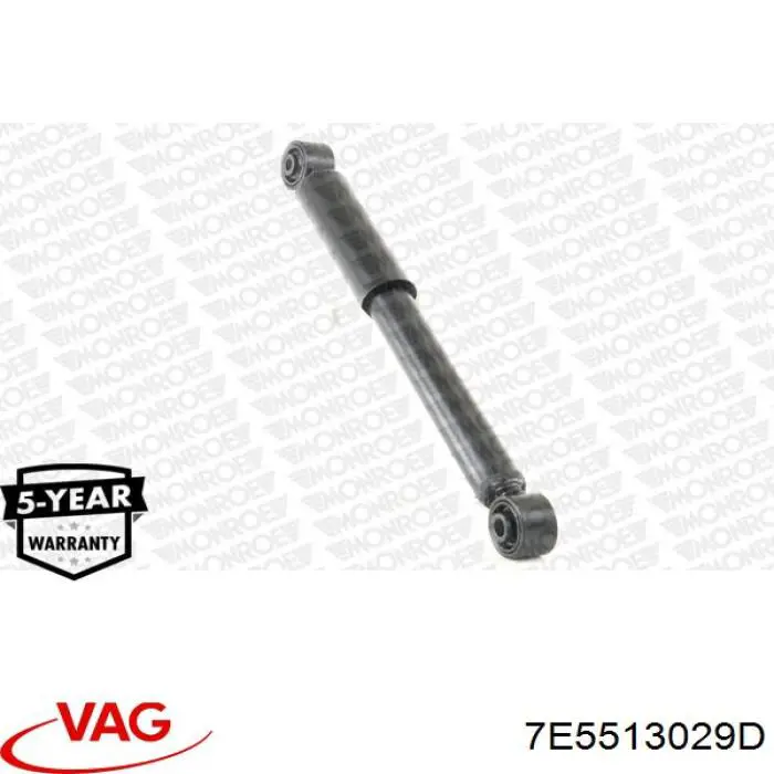 Купити 7E5513029D VAG Стійка амортизатора задня