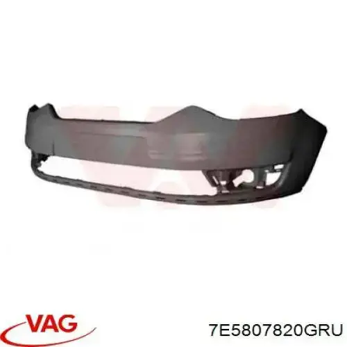 Молдинг переднього бампера, правий 7E5807820GRU VAG