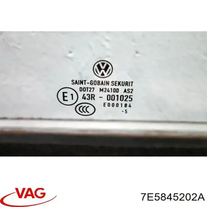 Скло передньої правої двері VAG 7E5845202A ціна, від 515.63 USD