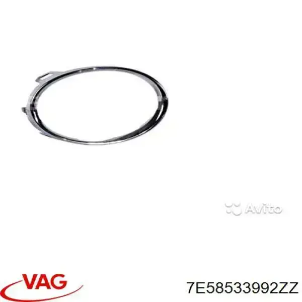 Ободок/окантовка фари протитуманної, лівий Autotechteile 3853016 ціна, від 7.44 USD
