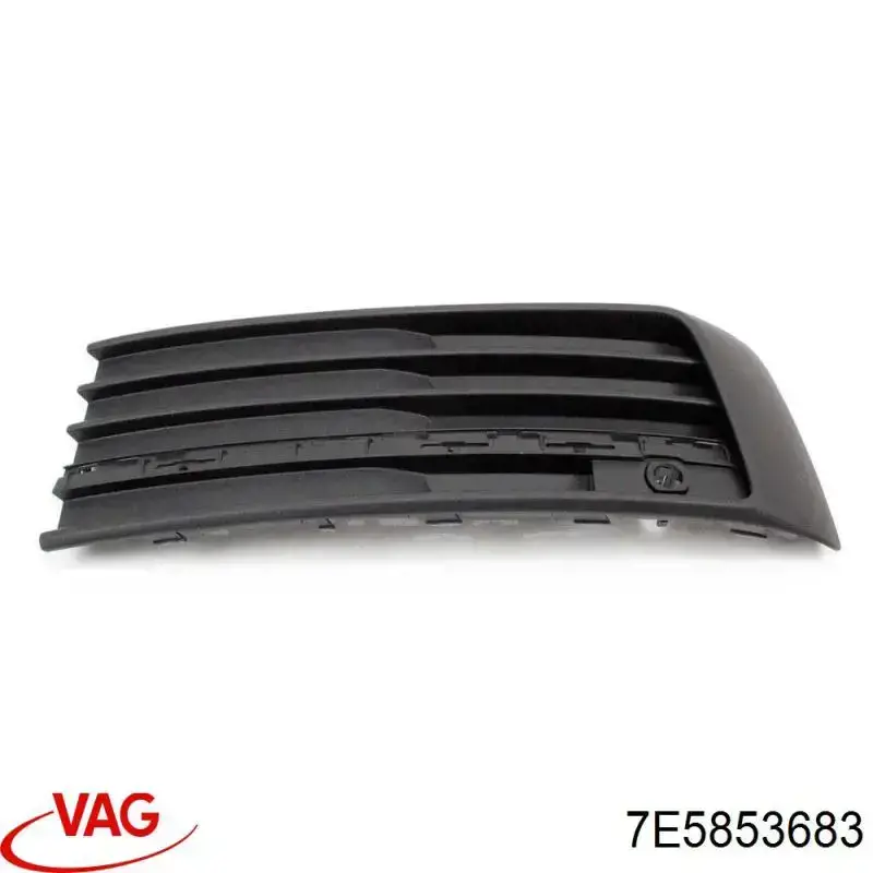 Решітка переднього бампера, ліва VAG 7E5853683 ціна, від 12.17 USD