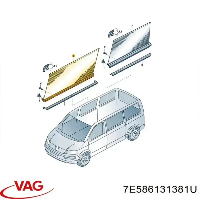 7E586131381U VAG 