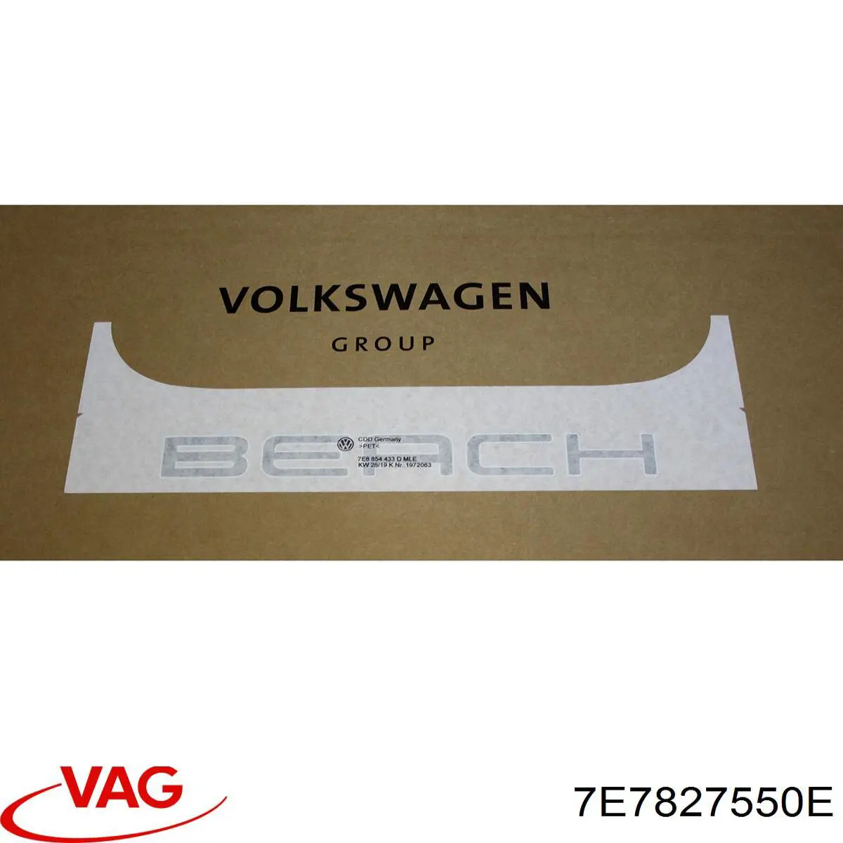 Амортизатор двері задньої VAG 7E7827550E ціна, від 9.36 USD