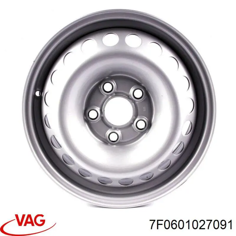 7LA601027B1OR VAG диск колісний стальний (штампований)